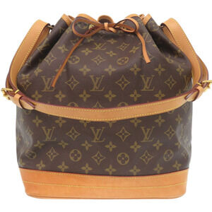 LOUIS VUITTON Brown Monogram Noe Shoulder Bag